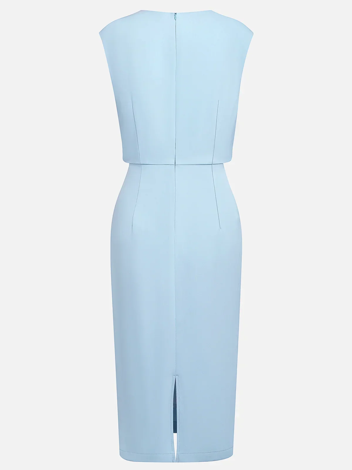 Valentina™ | Abito midi con drappeggio laterale dal fascino sofisticato