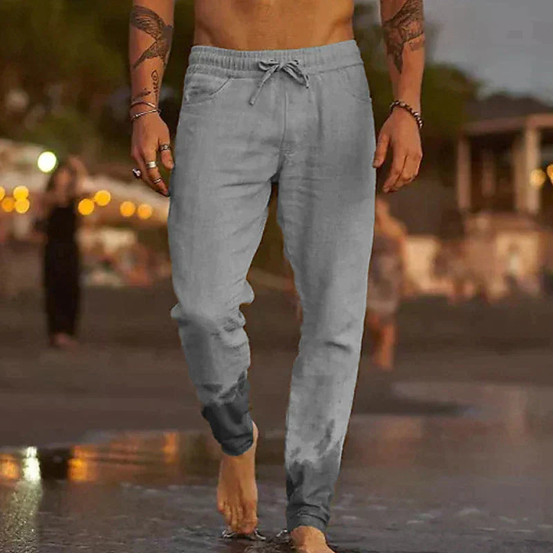 Linford - pantaloni in lino da uomo