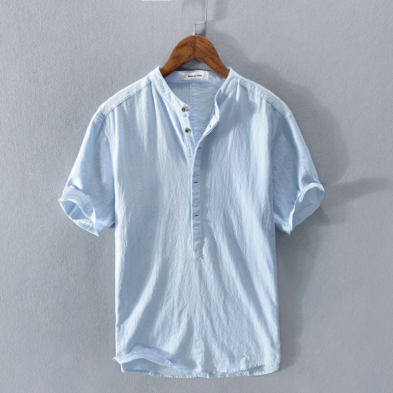 Ismael - Camicia in lino casual a manica corta