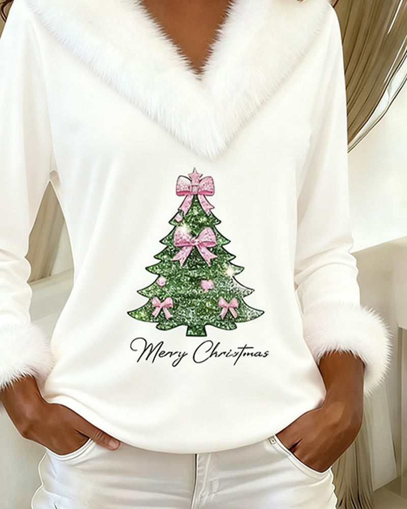 LIRIANNE™|MAGLIA FESTIVA CON COLLO A V