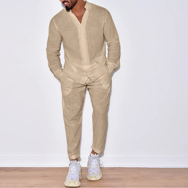 Mar™ | Set Camicia e Pantaloni in lino