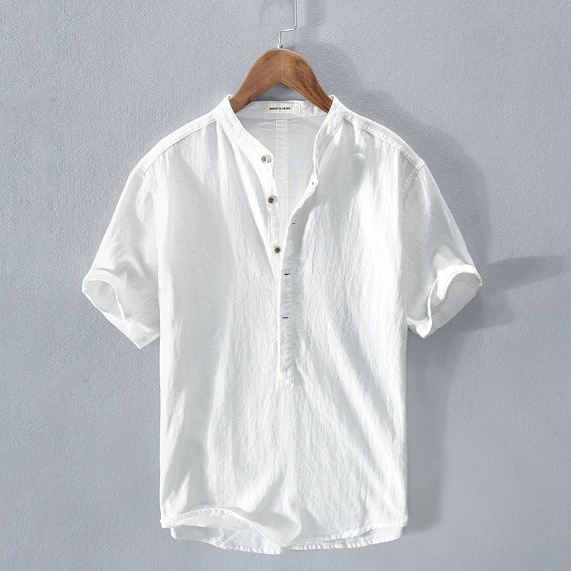 Ismael - Camicia in lino casual a manica corta