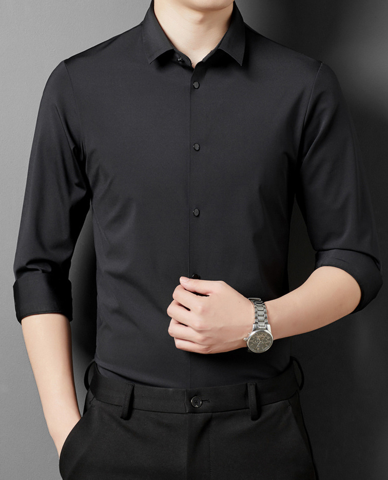 Adrian - Camicia formale semplice ed elastica per uomini