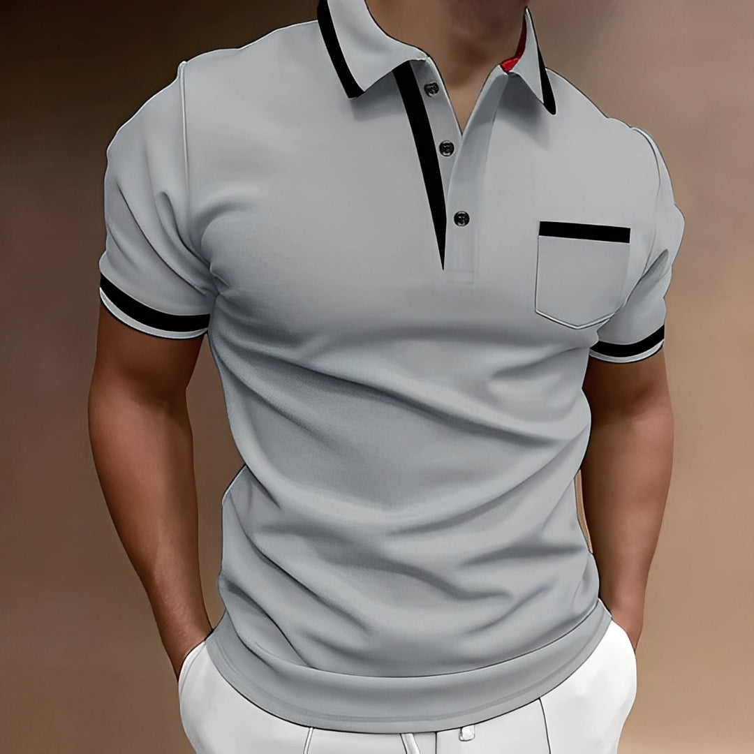 Callahan - Elegante Polo con Tasca per Uomo