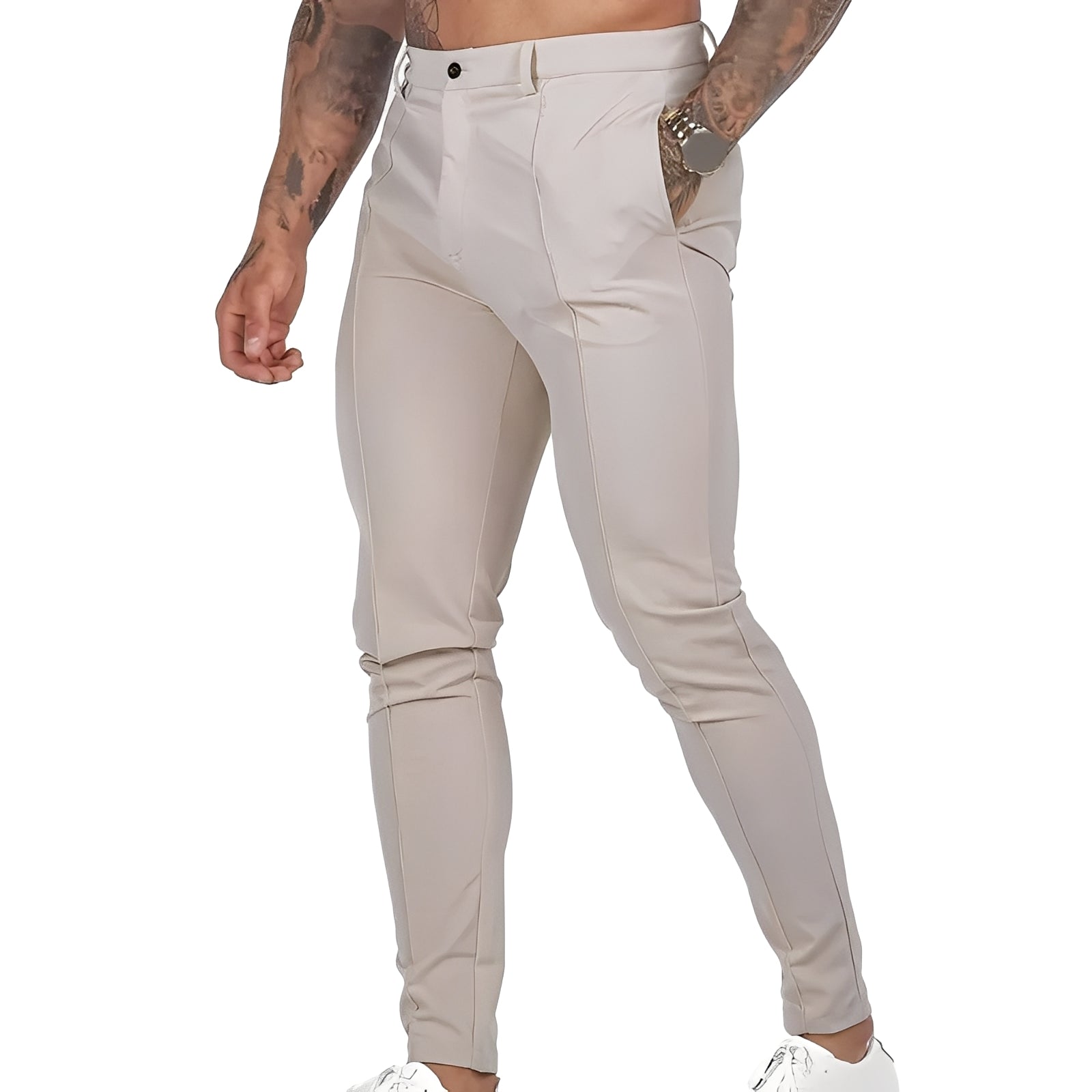 Stuart - Pantaloni slim-fit casual per uomini