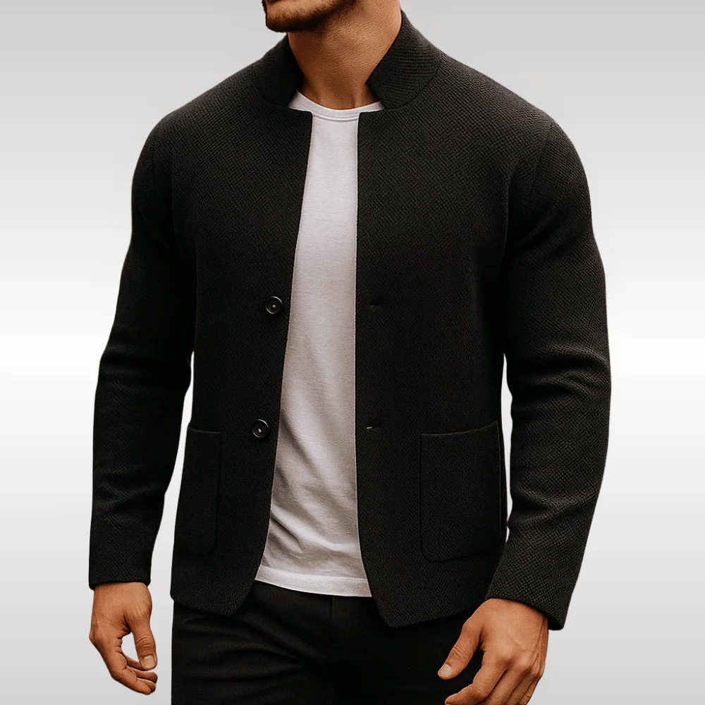 Alberto™ | Gilet in maglia strutturata dallo stile contemporaneo