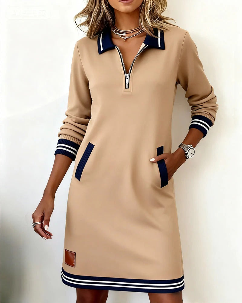 Nora | Abito elegante con maniche lunghe