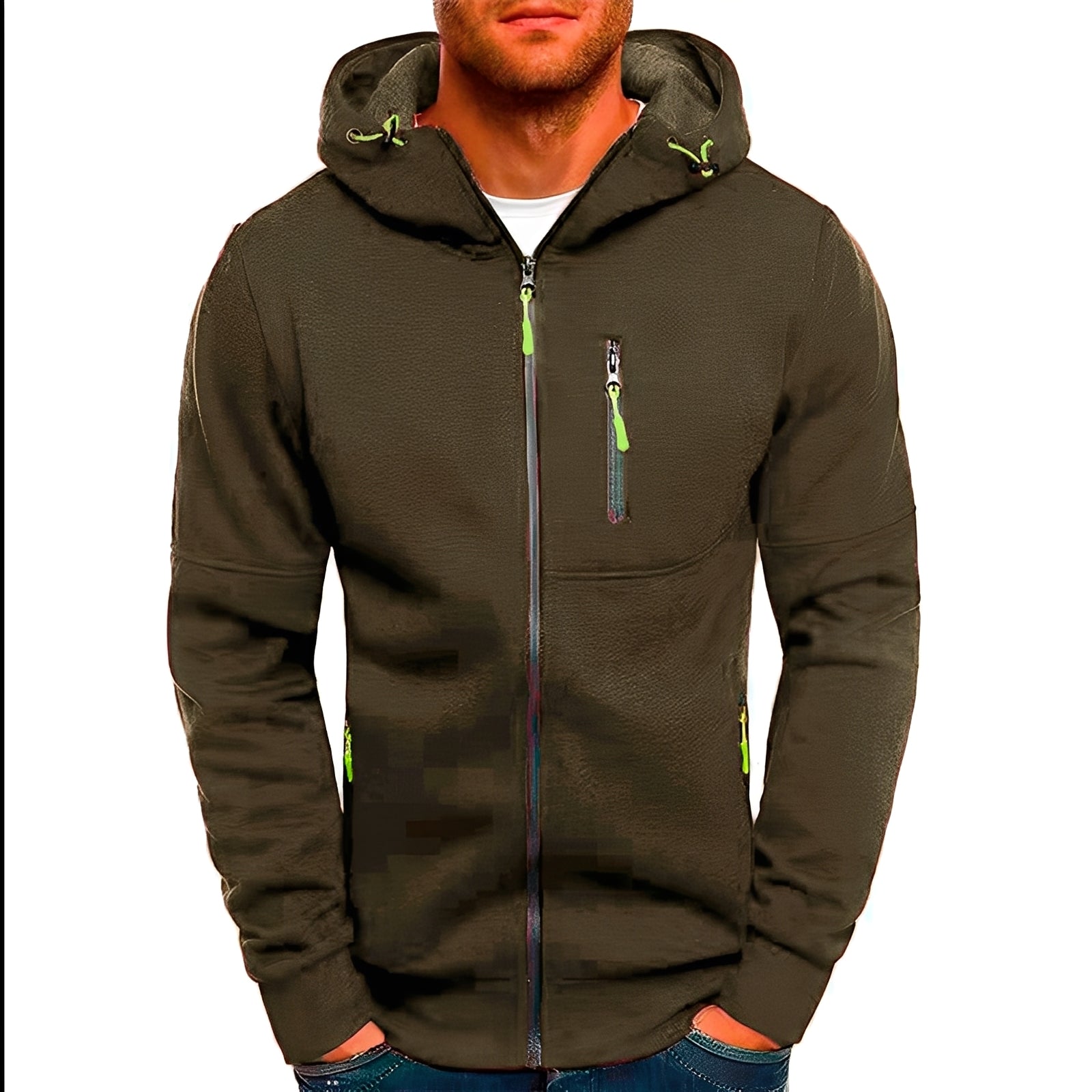 Lowell - Casual, elegante giacca con cappuccio per uomini