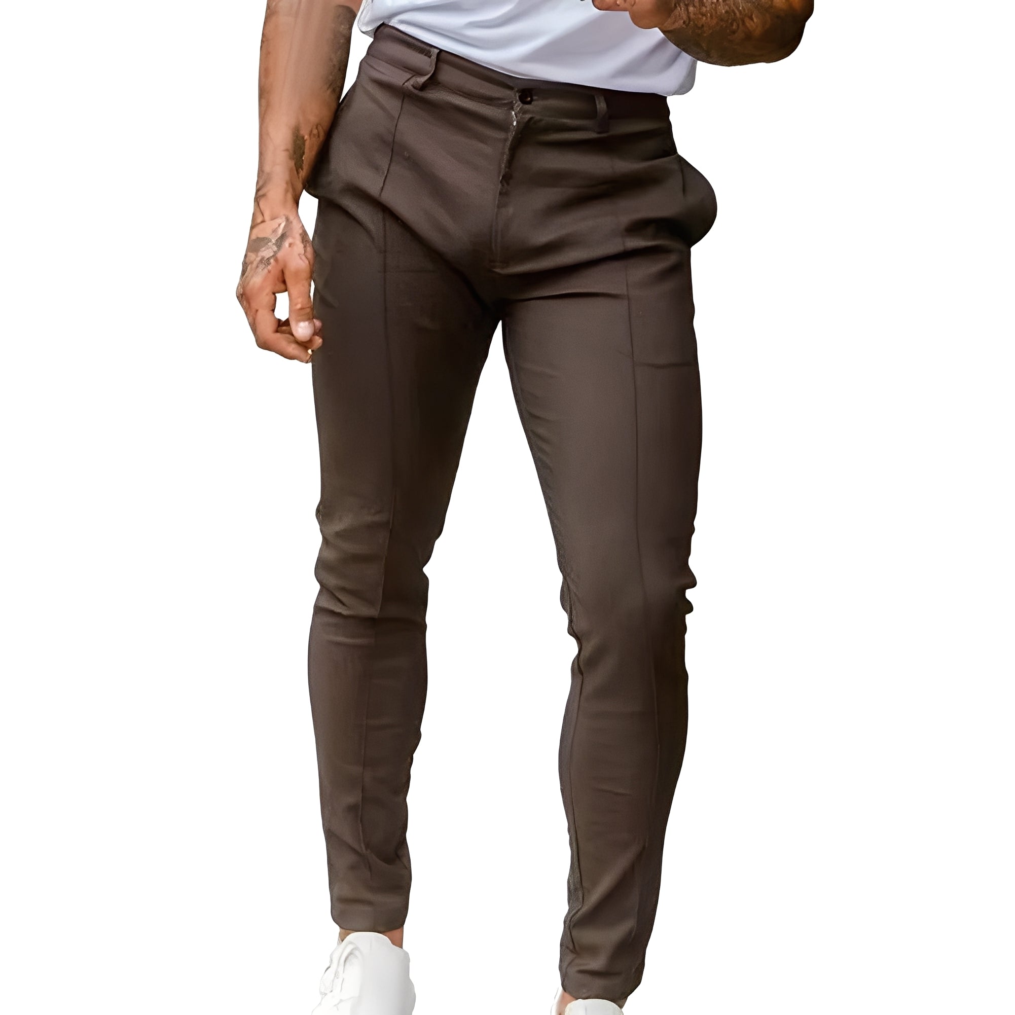 Stuart - Pantaloni slim-fit casual per uomini