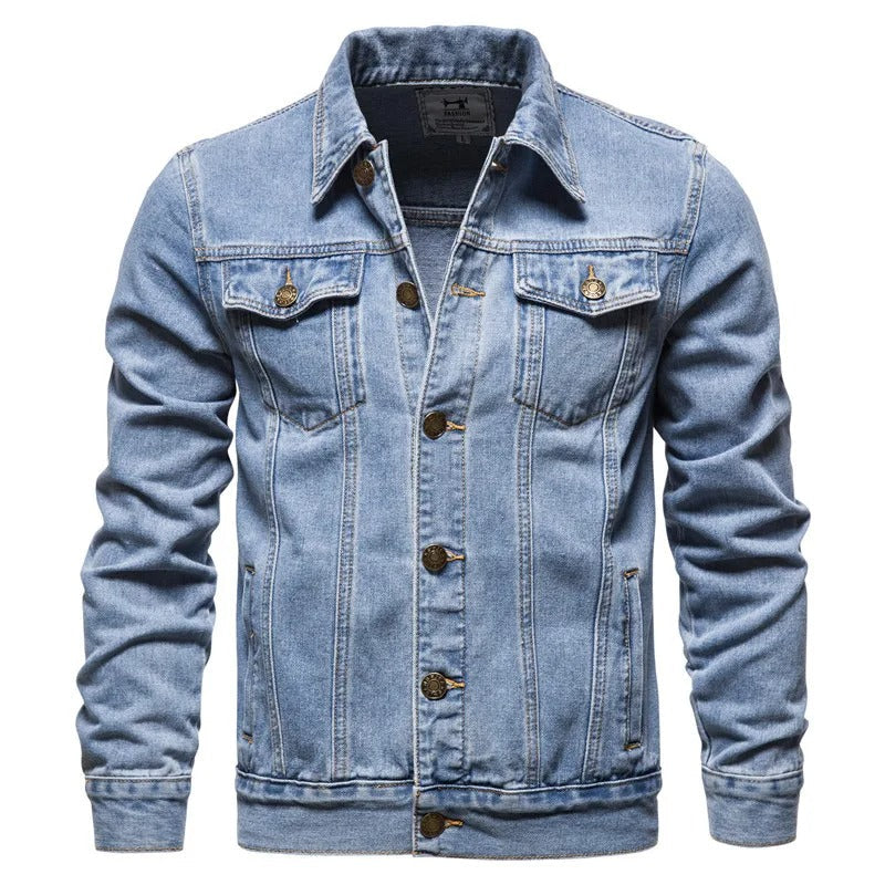 Winton - Classica Giacca Trucker in Denim per Uomo