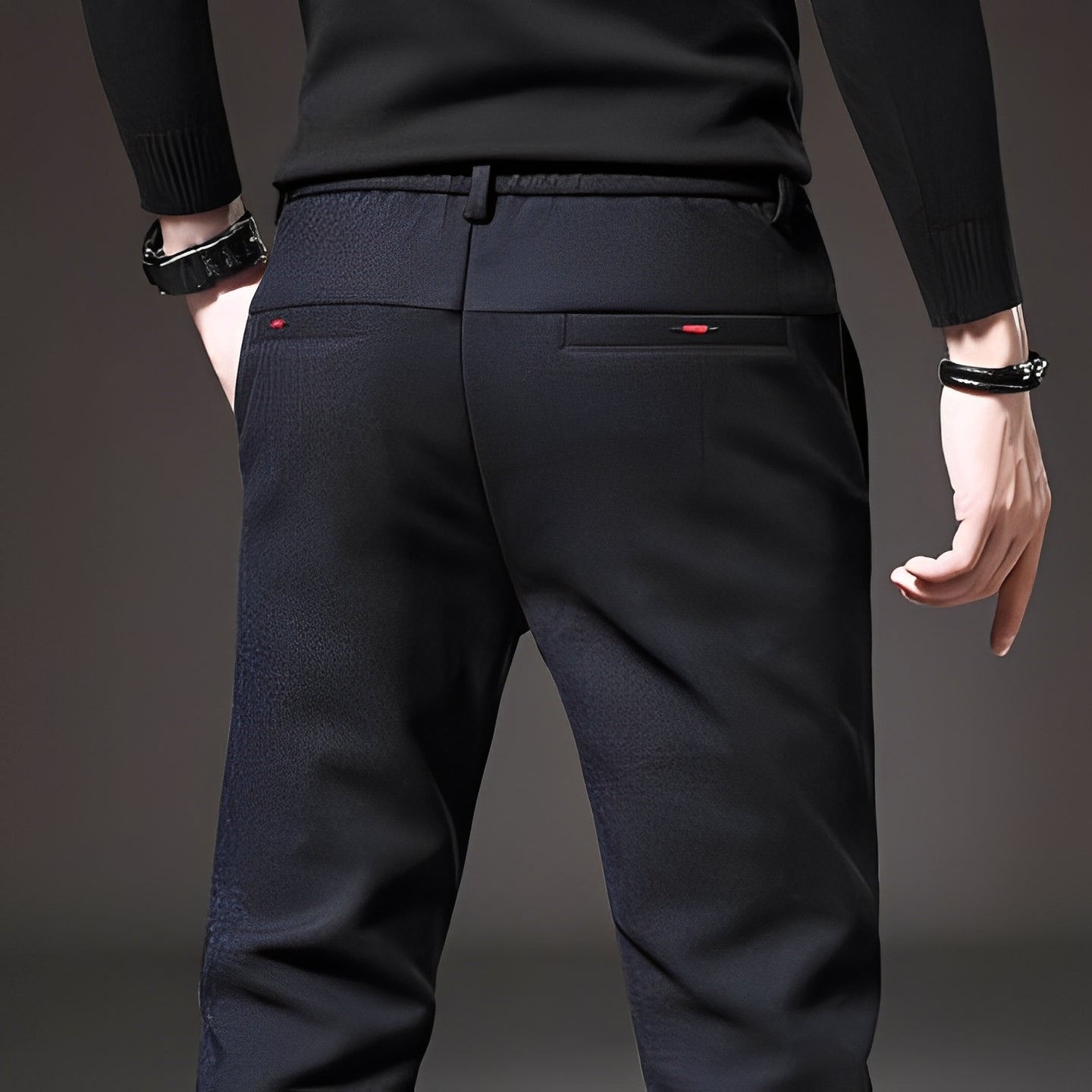 Roger - Pantaloni formali, taglio stretto per uomini