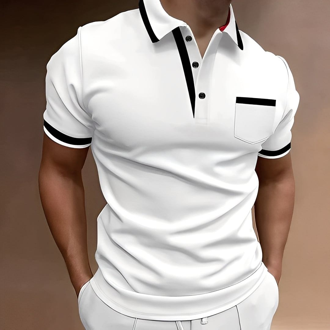 Callahan - Elegante Polo con Tasca per Uomo