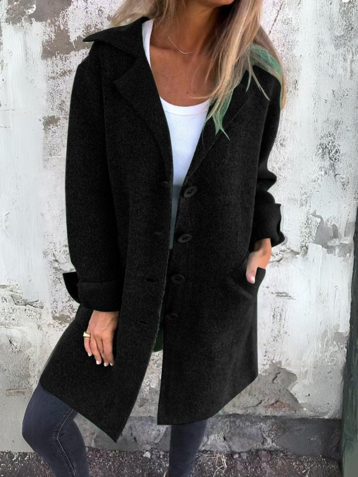 Sofia™ | Cappotto primaverile con colletto a revers