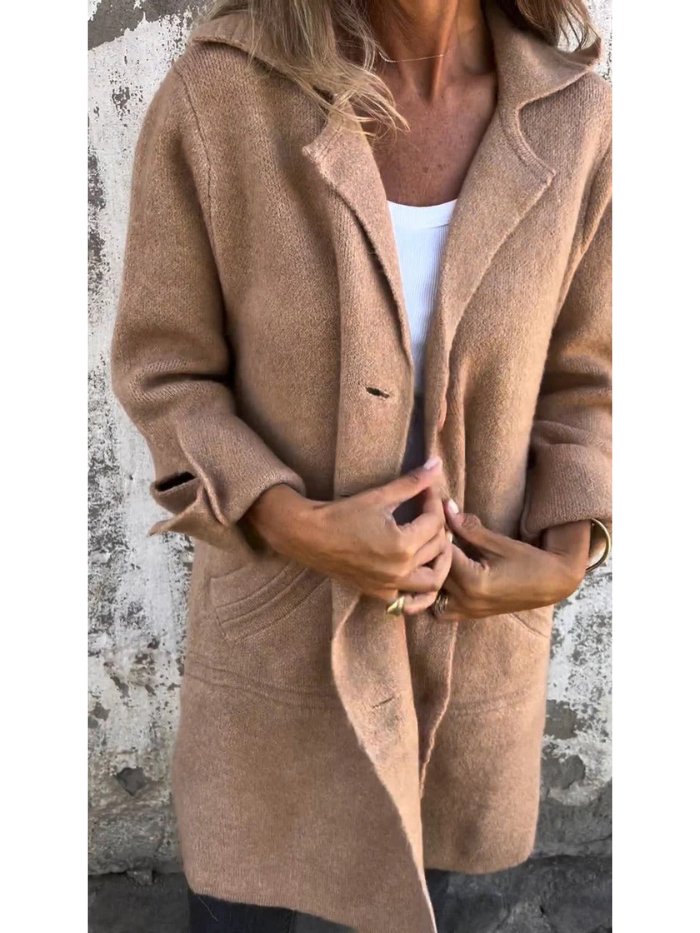 Sofia™ | Cappotto primaverile con colletto a revers