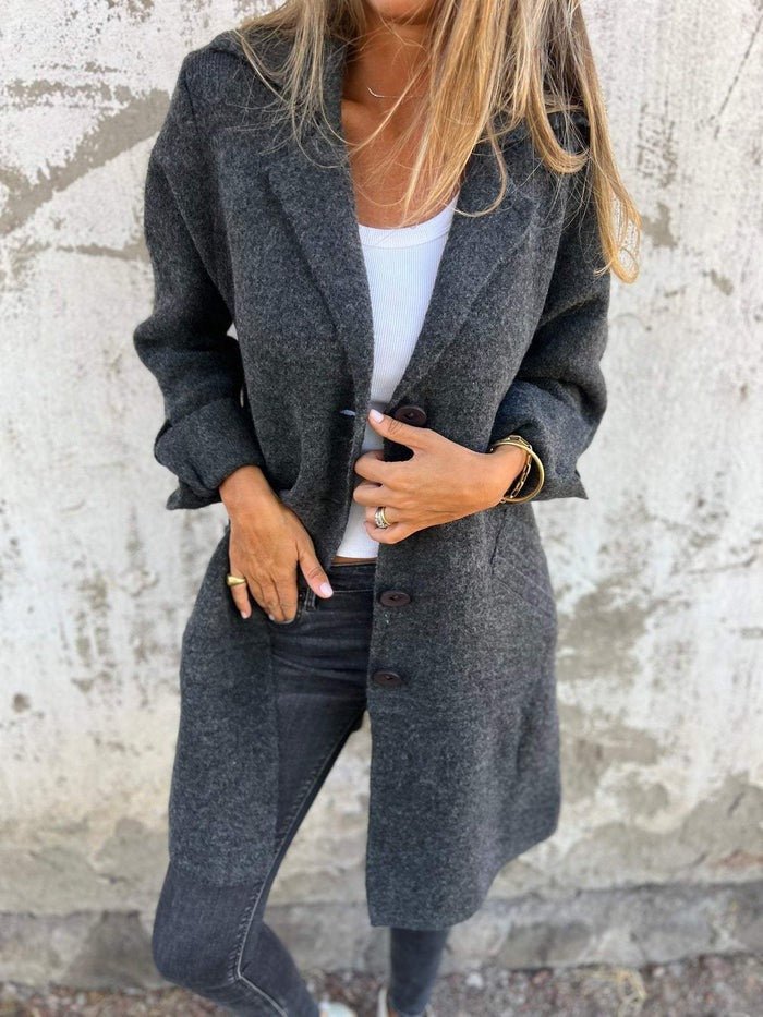 Sofia™ | Cappotto primaverile con colletto a revers