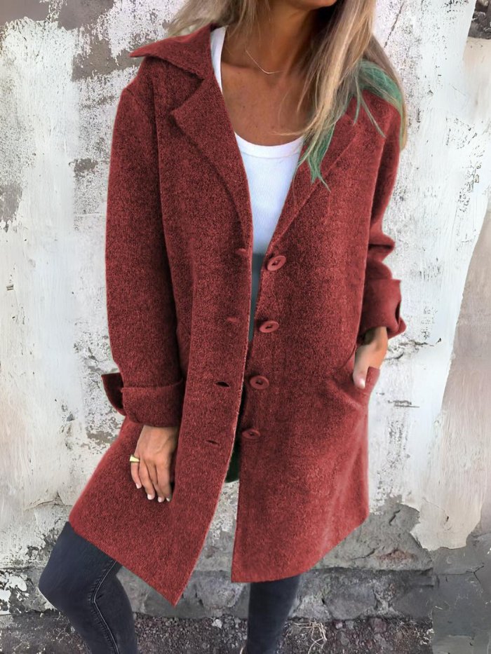 Sofia™ | Cappotto primaverile con colletto a revers