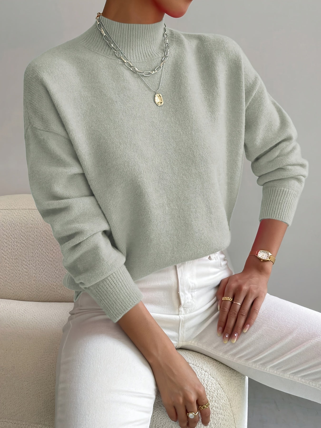 HAYLIE™|MAGLIONE DOLCEVITA ELEGANTE