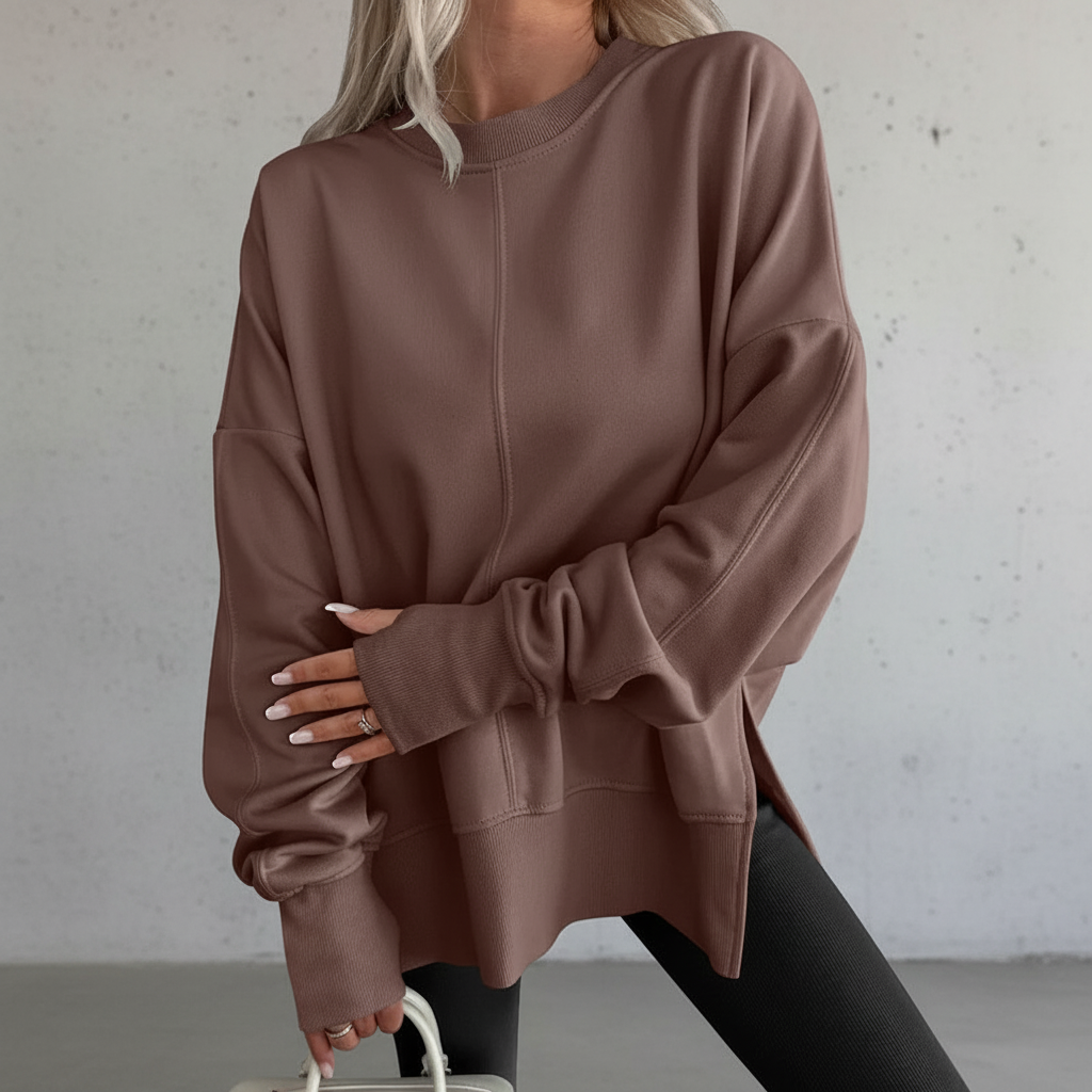 LUMIRA™|FELPA OVERSIZE COMODA