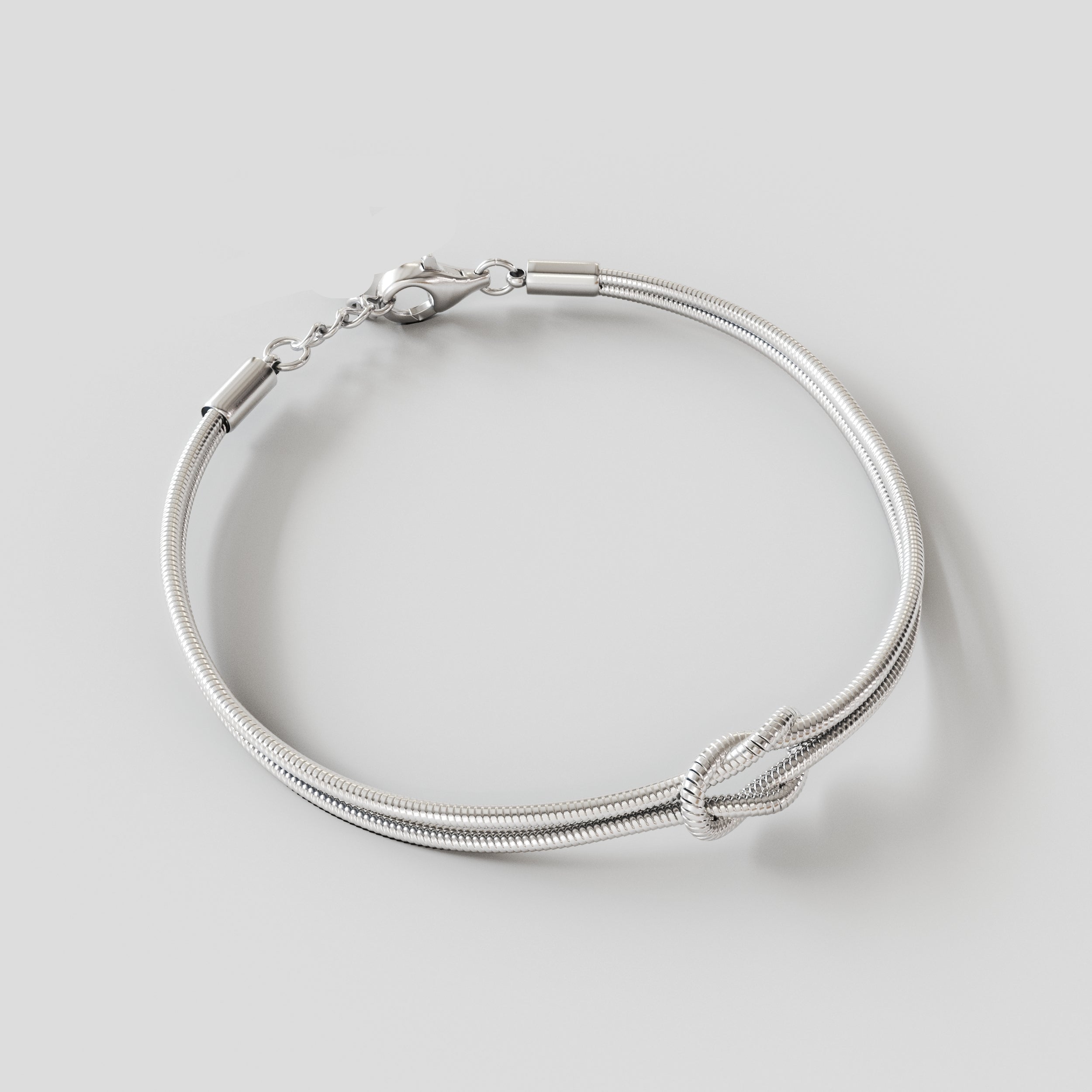 Bracciale infinito 1+1