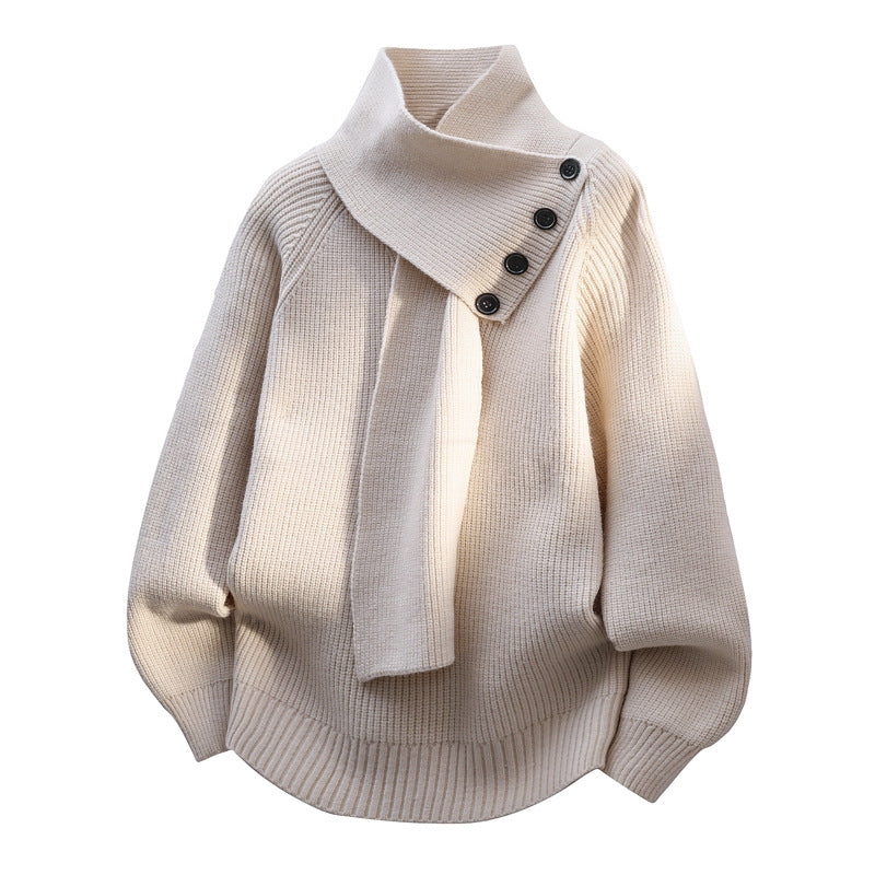 ELZA™|MAGLIONE COLLO SCIARPA