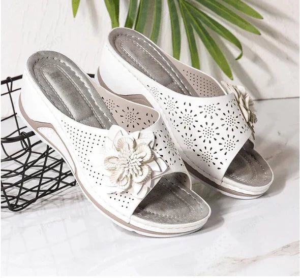 Elena™ | Sandali in pelle morbida con sostegno strutturato