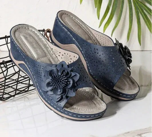Elena™ | Sandali in pelle morbida con sostegno strutturato