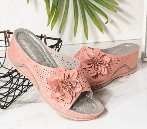 Elena™ | Sandali in pelle morbida con sostegno strutturato